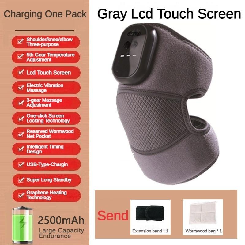 5W Constant Temperature Heating Vibration Massager Knee Joint Hot Compress Therapy Device Household Protable Electric Knee Protection Instrument