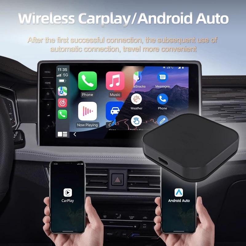 YKRC8 Для BMW X5 E53 E70 F15 G05 Проводной в Беспроводной Автомобильный Беспроводной CarPlay Android Auto Беспроводной Адаптер 2.4G и 5.8 ГГц WiFi BT Автоматическое Подключение