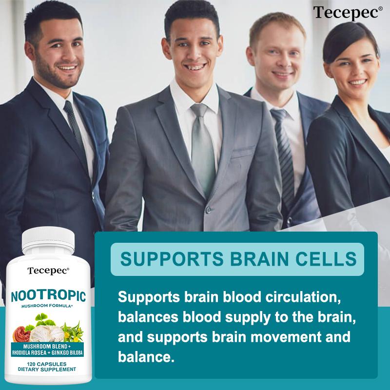 Bacopa Monnieri Extract Dietary Supplement, With Vitamin B6, B12, 120 Capsules
