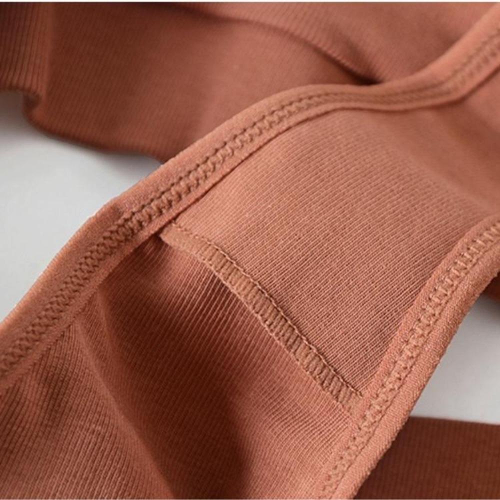 Женские хлопковые стринги с низкой талией и высокой вилкой, дышащие хлопковые спортивные трусы для фитнеса и фитнеса