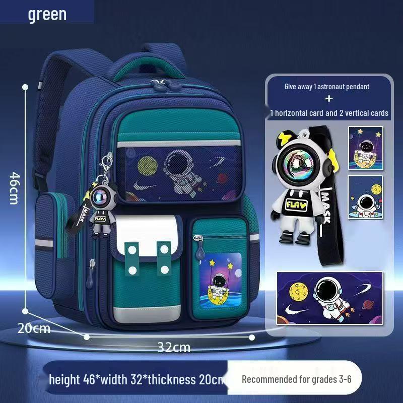 International Backpack: Lightweight Schoolbag for Boys, Grades 1-6