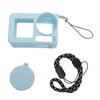 Action Camera Silicone Cover Light Blue Anti Fall Scratch Resistant Silicone Protective Sleeve for