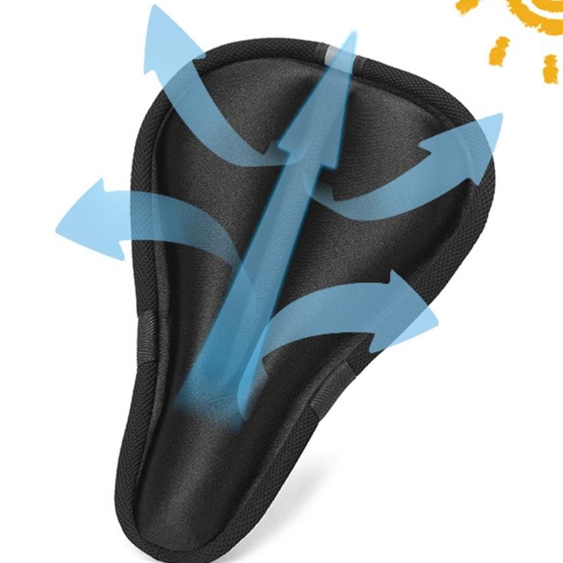 Non Slip Reflective Bicycles Saddles Pad with Soft Padding for Childrens Mountain Road Bikes
