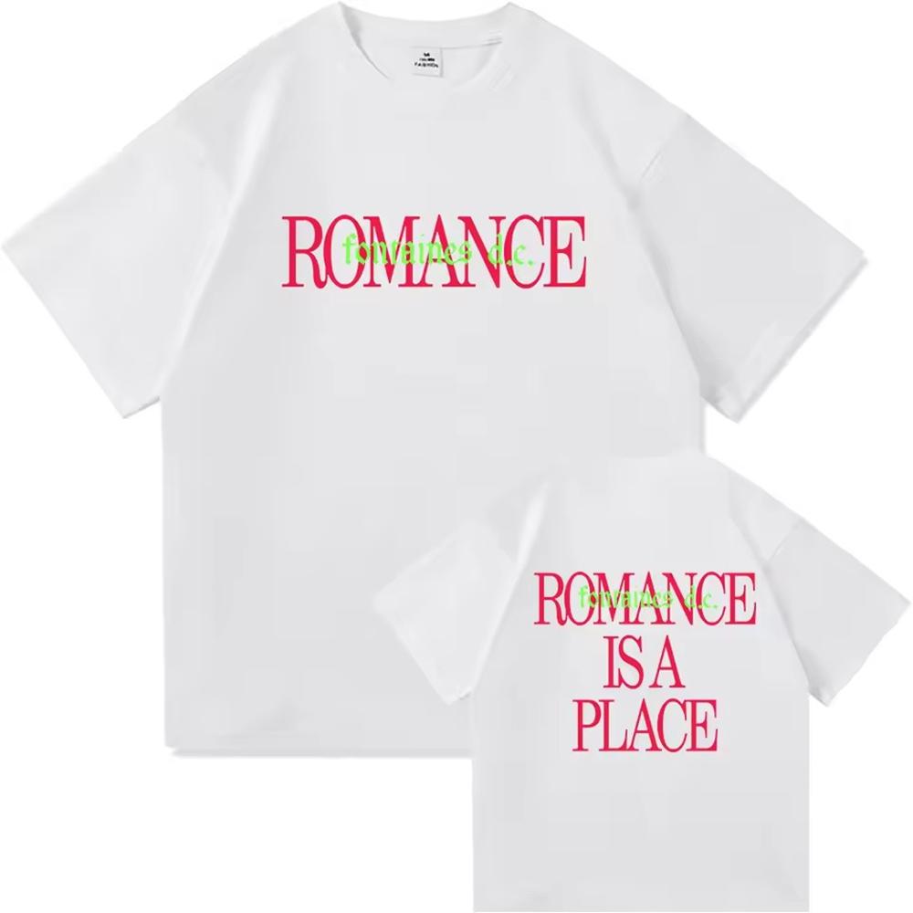 Fontaines D.C.Romance Men Clothing Tee Shirt Homme New In Top Tees Short Sleeve Round Neck Printing Pullover T-Shirt 50511