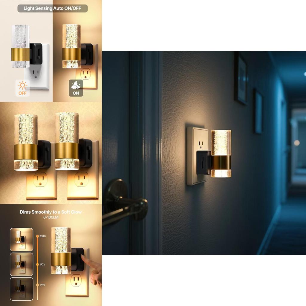 Led Night Light Set With Motion Detection For Nighttime Safety And Comfort