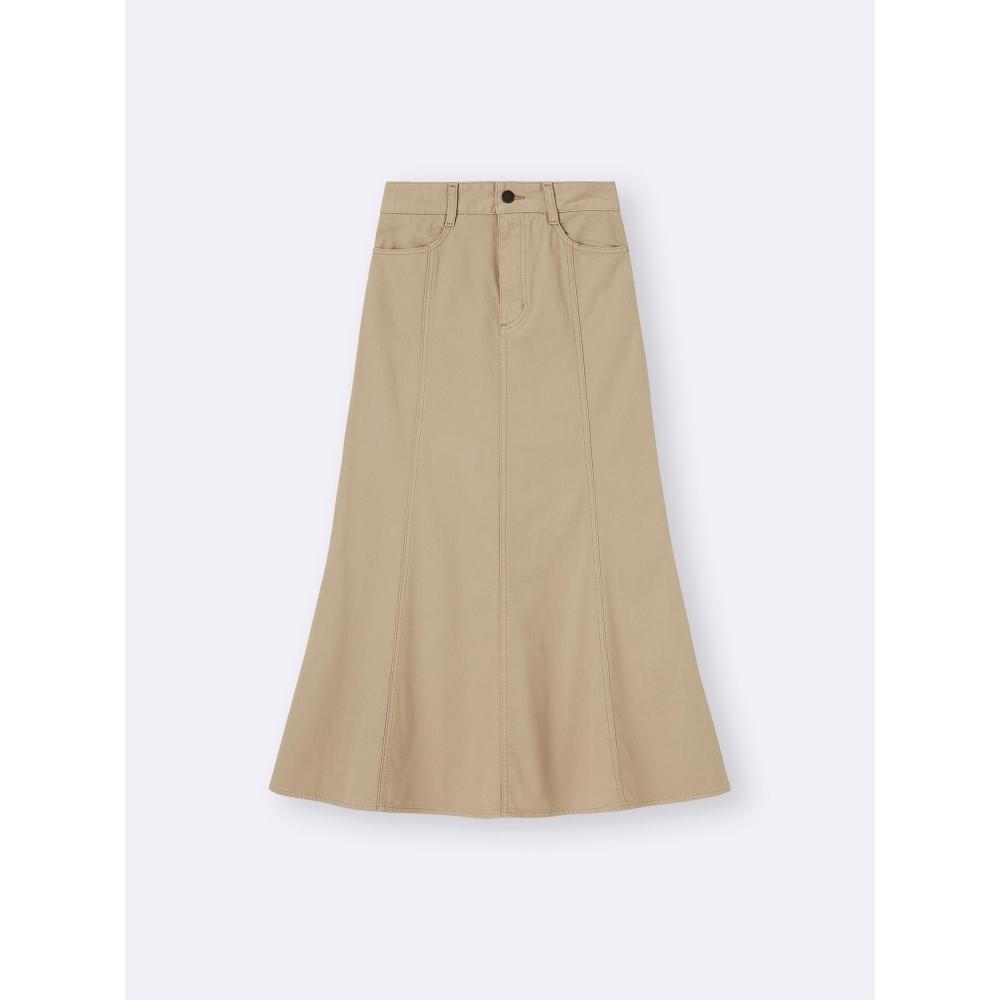 GU by Uniqlo Flared Maxi Skirt+ec  Short Length 85.0 To 89.0 Cm 