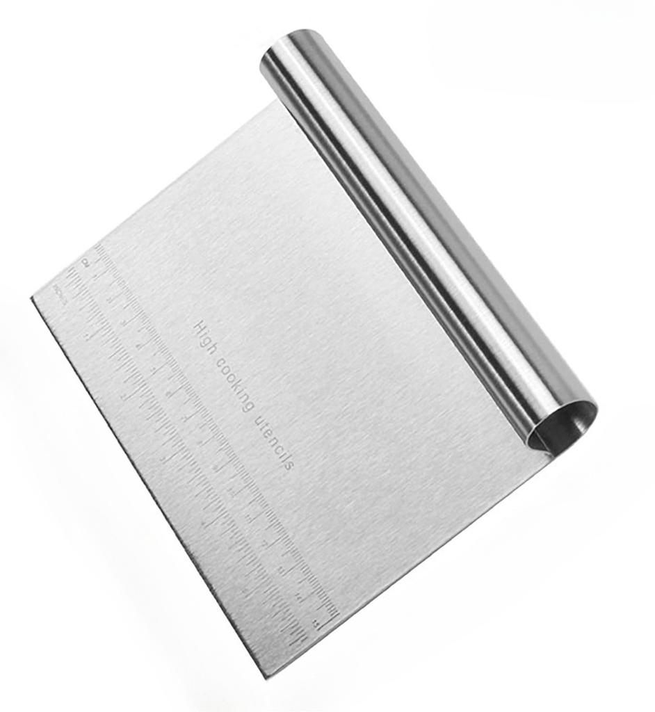 Stainless Steel Pastry Cutter Kitchen Food Scraper Chopper Versatile Kitchen Tool for Butter Baking Bread Cake Pizza and More