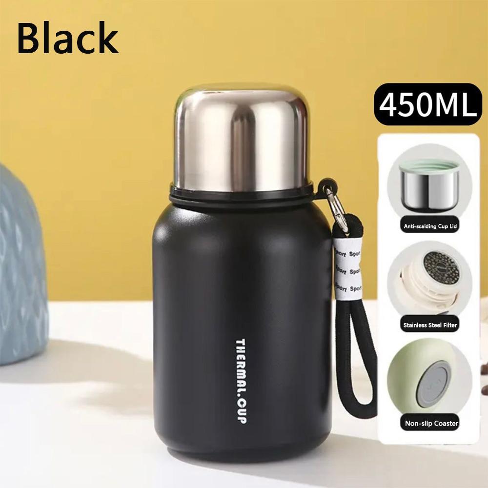 Портативный стакан для воды 450 мл, тамблер, новая термоизолированная бутылка для путешествий