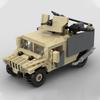 304 детали MOC Модифицированный HMMWV Орудийный Грузовик Строительные Блоки Решить проблему творчество Подросток Взрослый коллекционер Рождественская игрушка Подарок