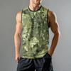 Мужская мода принтованный спортивный повседневный жилет без рукавов