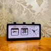 Электронный ручной перекидной календарь-часы Дата Неделя Настольный дисплей Механический будильник Многофункциональный Винтажный