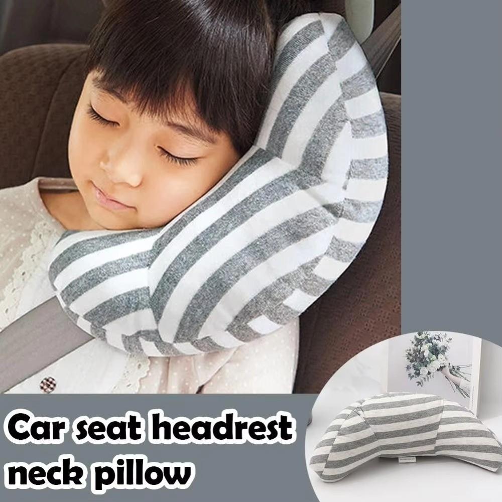 Two-In-One Design Car Seat Belt Pillow Adjustable Travel Head Rest Safety Strap Pad Car Travel