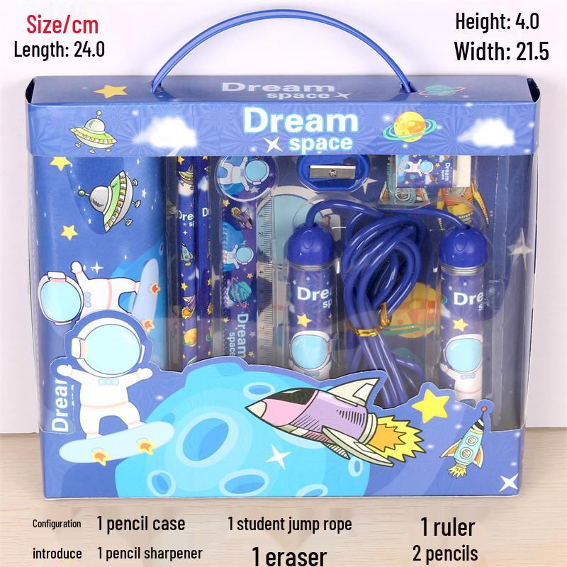 Детский подарочный набор канцелярских принадлежностей: Подарок на день рождения и Рождество для мальчиков и девочек