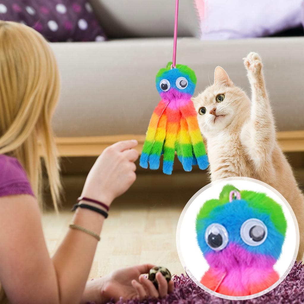 Игрушка для кошек Милая плюшевая кошачья мята Коренной стержень Устойчивая к укусам дразнилка для кошек Жевательная игрушка Игрушка для лизания Уменьшение беспокойства Подарок Товары для домашних животных