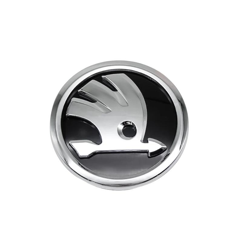 2025 Hot 8/9/10cm 3D Car Emblem Badge Hood Front Rear Trunk Logo For Skoda S Fabia 1 2 Octavia a7 RS Superb Rapid Yeti Karoq Vis