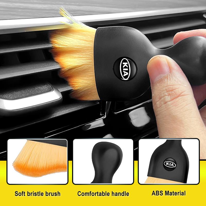 Car Interior Soft Brush Outlet Washing Tools Dust Removal Interior For KIA Ceed Sportage Rio K5 Optima Cerato Proceed Venga S