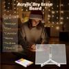 1SET светящийся акриловый ночник прозрачный настольный светильник DIY рукописный световой рисунок сообщение ночник lam