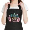 Funny Baking Aprons for Women, Cooking Kitchen Aprons with Pockets, Cute Baking Gifts for Bakers Her Mom Birthday
