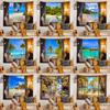 Home Decor Tapestry Window View Series Printed Tapestry Festive Decorations For Bedroom Living Room Party Festive 230x180cm