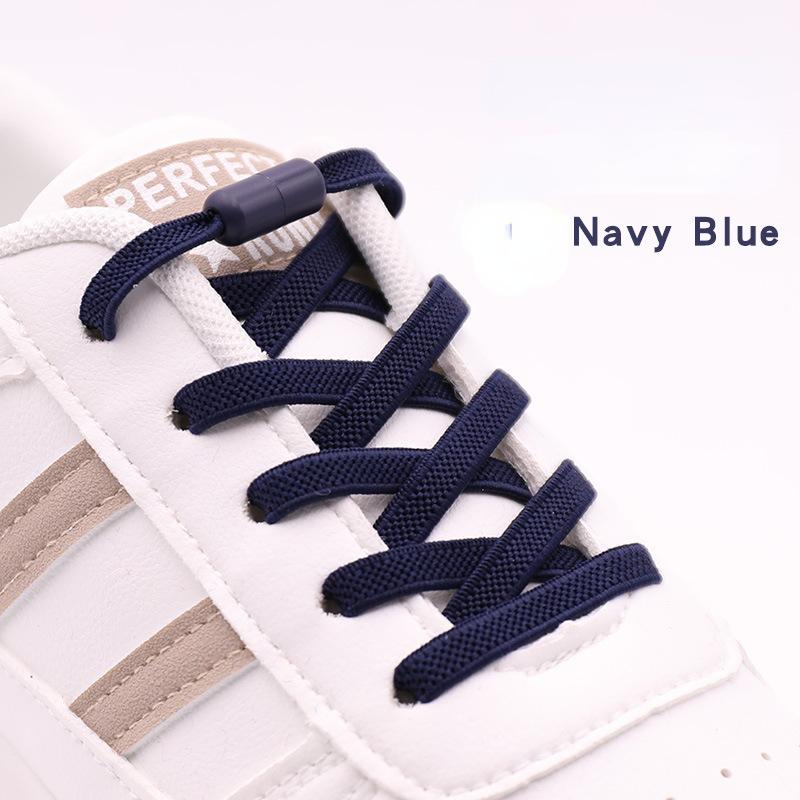 Elastic Laces Sneakers Colorful Options No Tie Shoelace for Sports Round Shoelaces Without Ties Kids Adult Shoes Accessories