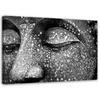 Canvas Print Buddha Zen Spa Grey