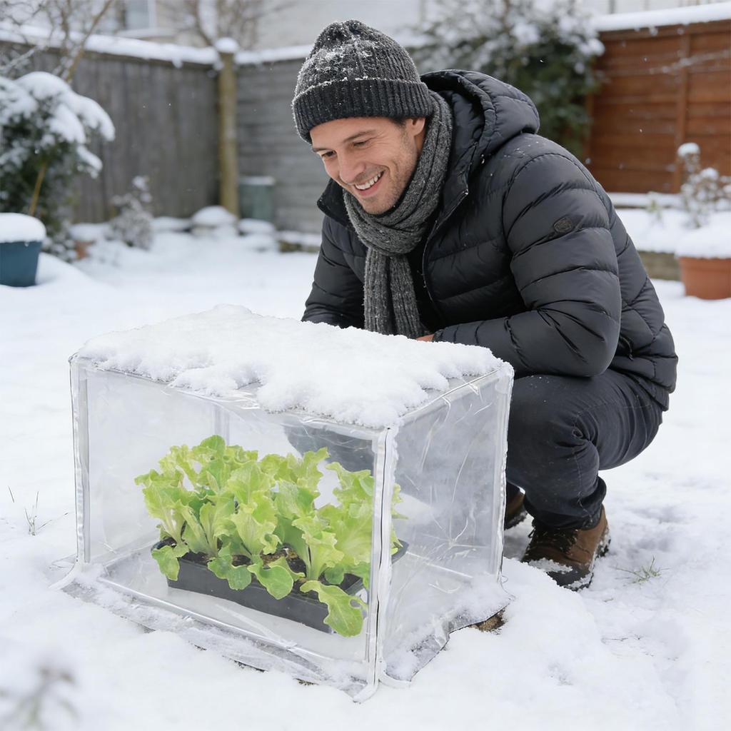 Мини-парник Садовый питомник Чехол для растений Портативный комплект теплицы Прозрачная палатка для растений на открытом воздухе Задний двор Овощи Цветы