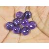 Кольцо с натуральным аметистом 9 мм, размер, круглый кабошон, рассыпной драгоценный камень, лот 8 шт., 23 карата. А-458
