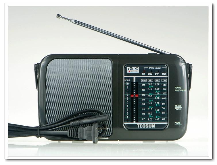 Высокочувствительный FM/AM коротковолновый радиоприемник Tecsun R-404P для пожилых людей