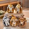 Little Tiger Simulation Pet Plush Stuffed Toy Pp Cotton Fill Kids Room Decor