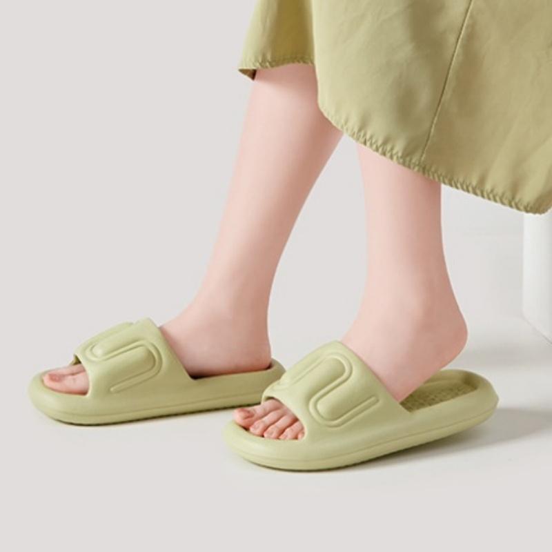 Летние Нескользящие Домашние тапочки Повседневные Милые женские тапочки Удобные Мягкая подошва ЭВА Тапочки для ванной Комнатные тапочки для пар