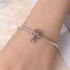 Fashion Spring Lucky Four Leaf Clover Series Copper Charms Beads Fit Original Bracelet Diy Jewelry