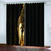 3D-принт Lotus Zen Buddha Шторы Светофильтрующие Оконные Шторы для Гостиной Спальни 2 Шт. Бесплатная Доставка