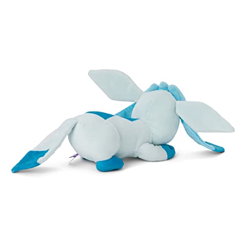 TAKARATOMY A.R.T.S Pokemon Suyasuya Friend Plush Toy S Glaceon Approximately 33 cm wide.