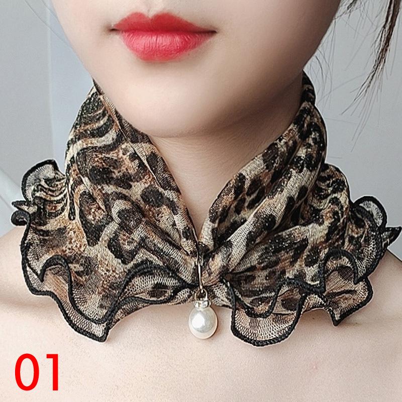 Lace Variety Scarf For Women Lady Silk Chiffon Scarf Lace Gifts Hair Variety Neck Bandana Fashion Scarves