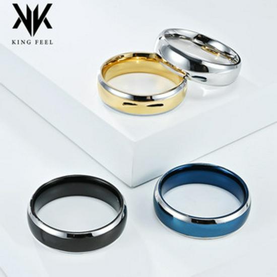 European & American Style Titanium Steel Men's Star Ring: Mystical Seven-Pointed Star Trend