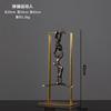 Креативная смоляная скульптура гимнастки, украшение для рабочего стола, изысканные поделки, абстрактная фигурка, статуэтки, украшение для дома, современное