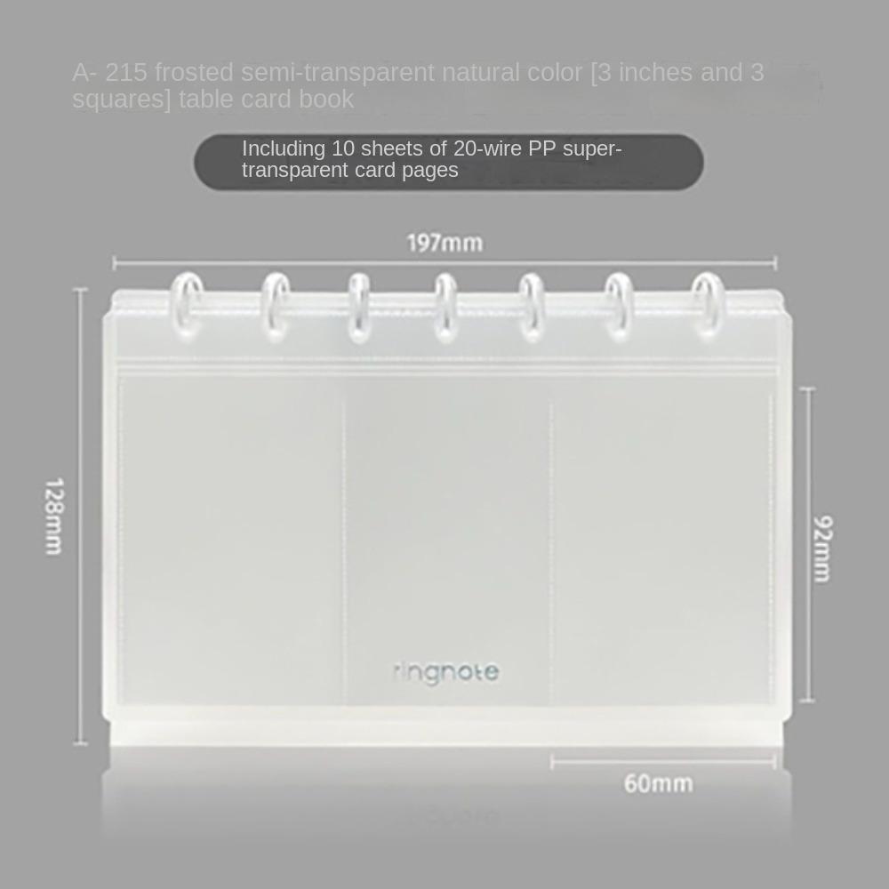 Transparent Photocard Holder 3inch/3.5inch Idol Card Picture Display New Desktop Photo Album