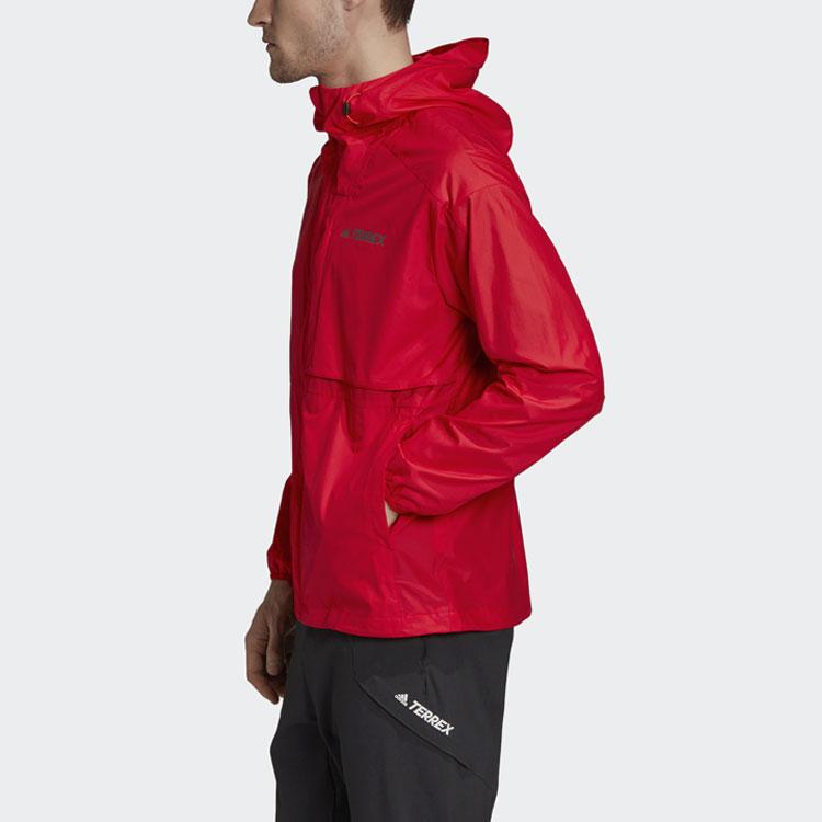 Adidas Повседневная спортивная куртка с капюшоном и длинным рукавом, мужская верхняя одежда, светло-малиновая GE9941