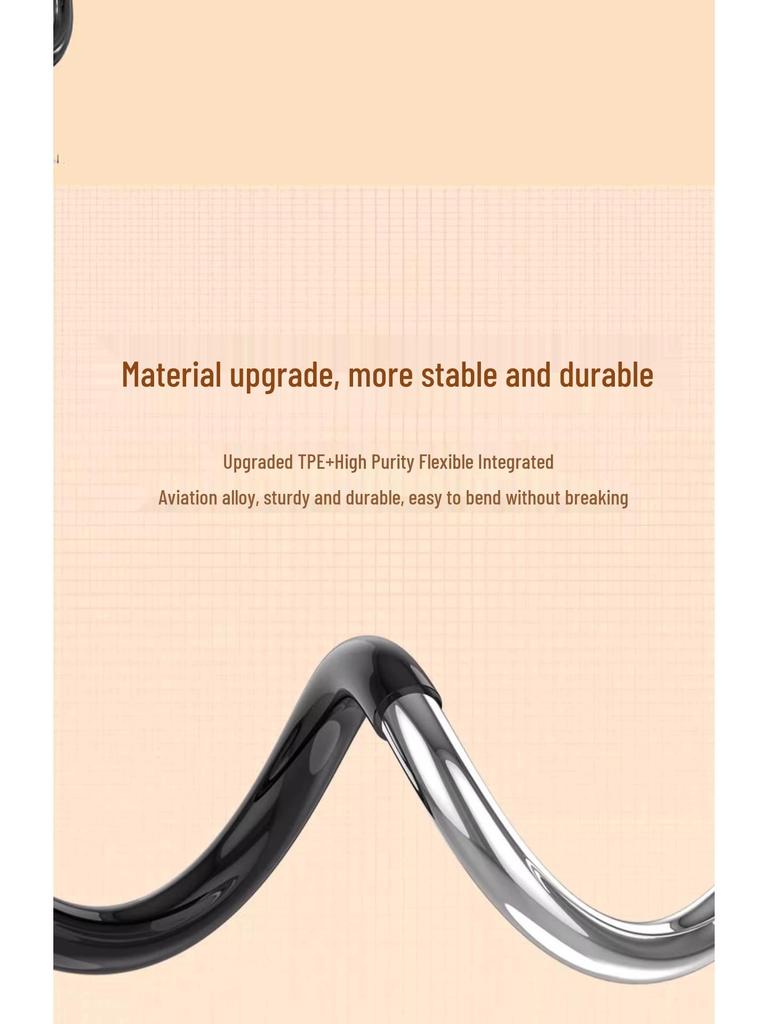 Universal Clip-On Stand for Mobile/Tablets - Perfect for Bedside, Desktop, or Live Streaming Use