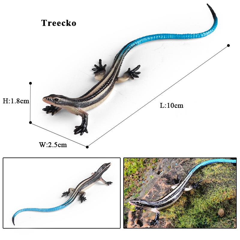 Oenux Simulation Reptile Lizard Chameleon Geckos Insect Animals Model Action Figure Collection Toys Kids Gift Home Decorations