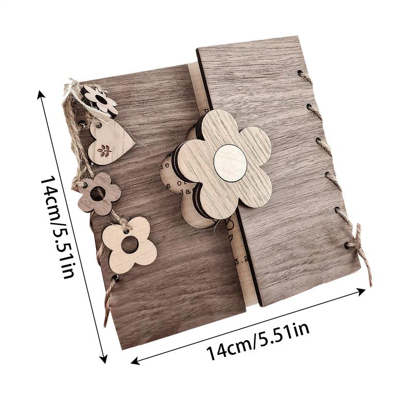 Mother Day Greeting Card Wooden Birthday Greeting Card Romantic Floral Funny Mother's Day Keepsake For Mom Grandma Wife Daughter