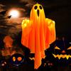 Halloween Glowing White Ghost Waterproof LED Door Hanging Ghosts Horror Props for Halloween Garden Home Room Decoration