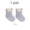 4/1 Pairs/Lot Cartoon Baby Floor Socks Non-Slip Glue Kids Socks Indoor Cooling Soft Cotton Toddler Socks For Newborn