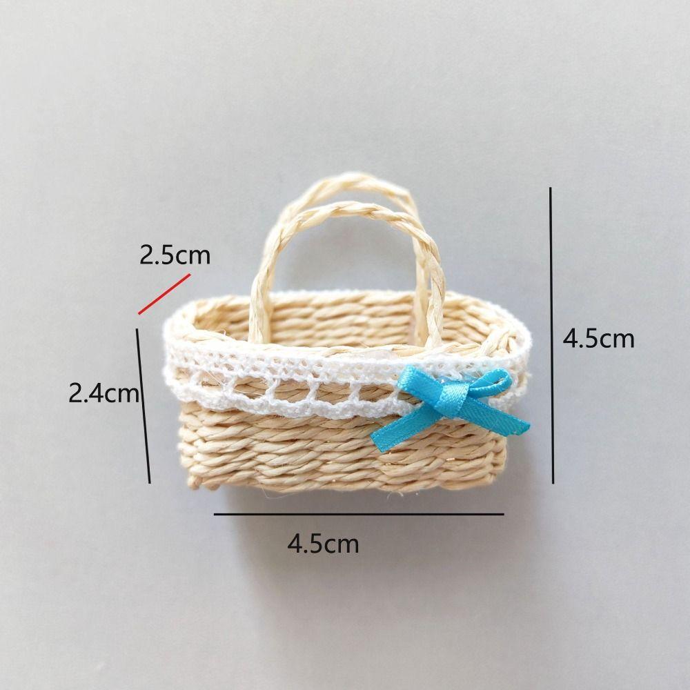 Mini Miniature Dollhouse Basket Fashion Children's Day Decoration  For BJD Dolls/for Ob11 Dolls