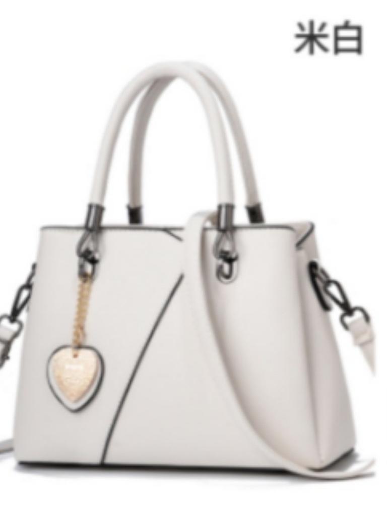 Elegant Minimalist Women's Handbag Versatile Chic Pu Shoulder Bag For Moms