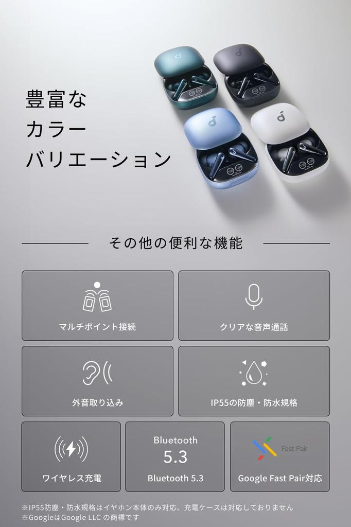 Anker Soundcore Liberty 4 Pro [In-ear Completely earphones/Ultra Noise Canceling 3.5/High Resolution] Midnight Black