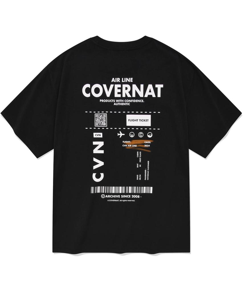 COVERNAT Футболка Паспорт Черная