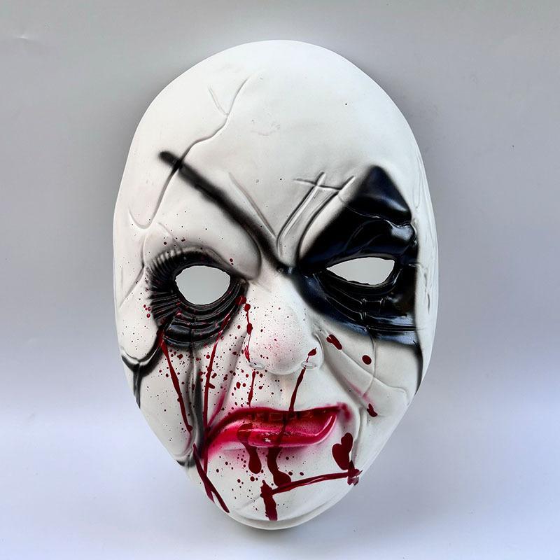 Страшное лицо Хэллоуин Костюм Вечеринка Реквизит Ужасы Косплей Маскарадные Аксессуары Для Взрослых