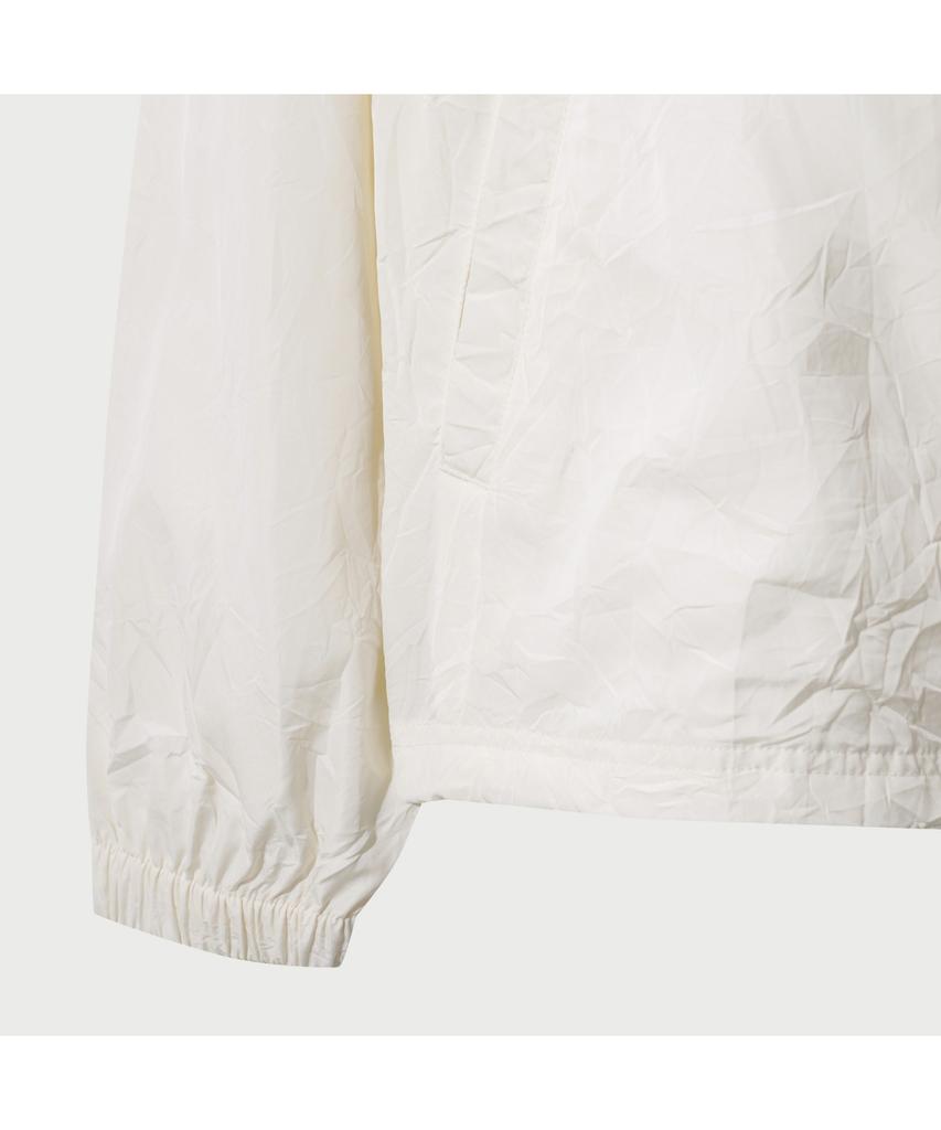 Iro Plisse Crinkle Coach Jacket - Ivory