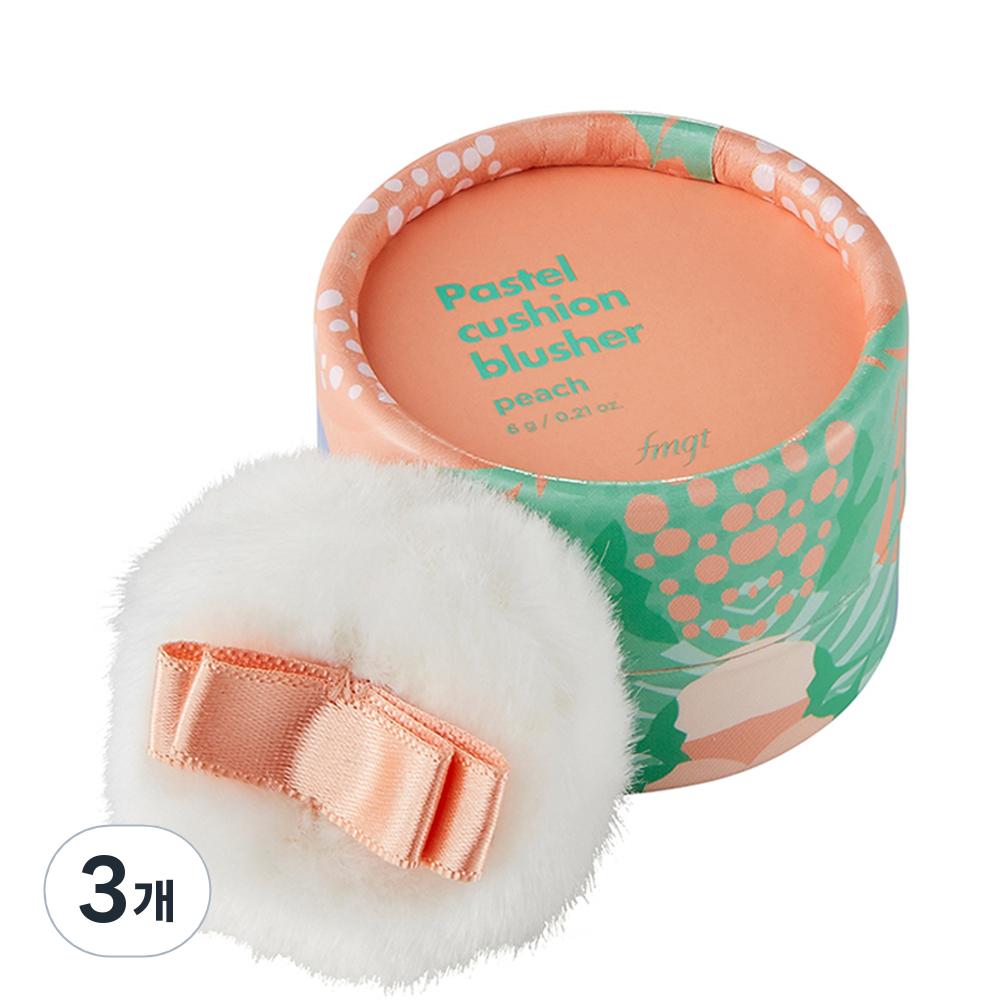 The Face Shop Пастельные кремовые румяна 6 г, 01 Персиковые, 3 шт.